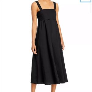 Theory Tie Back MIDI Dress